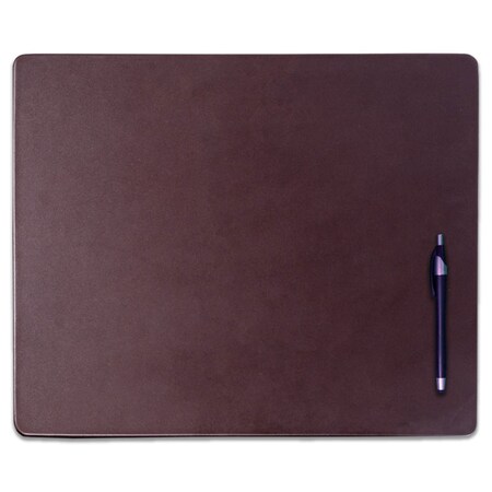 Dacasso Chocolate Brown Leather 17" x 14" Conference Table Pad PR-3410